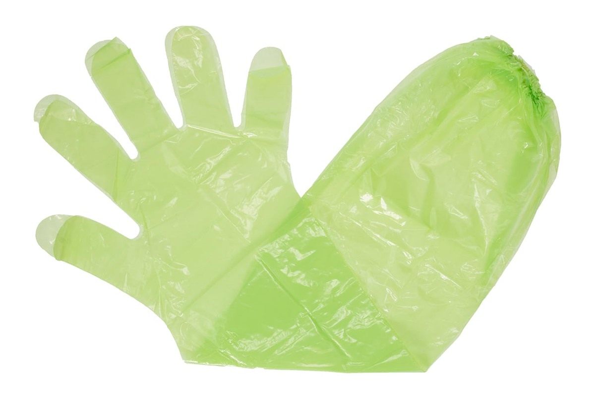 HME Single Game Cleaning Gloves (1 Pair) Disposable Shoulder-Length Field D