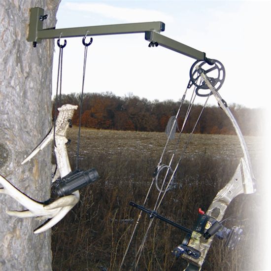 HME High-Quality Easy-to-Attach Secure Better Tree Stand Bow Hanger - Inclu view 2