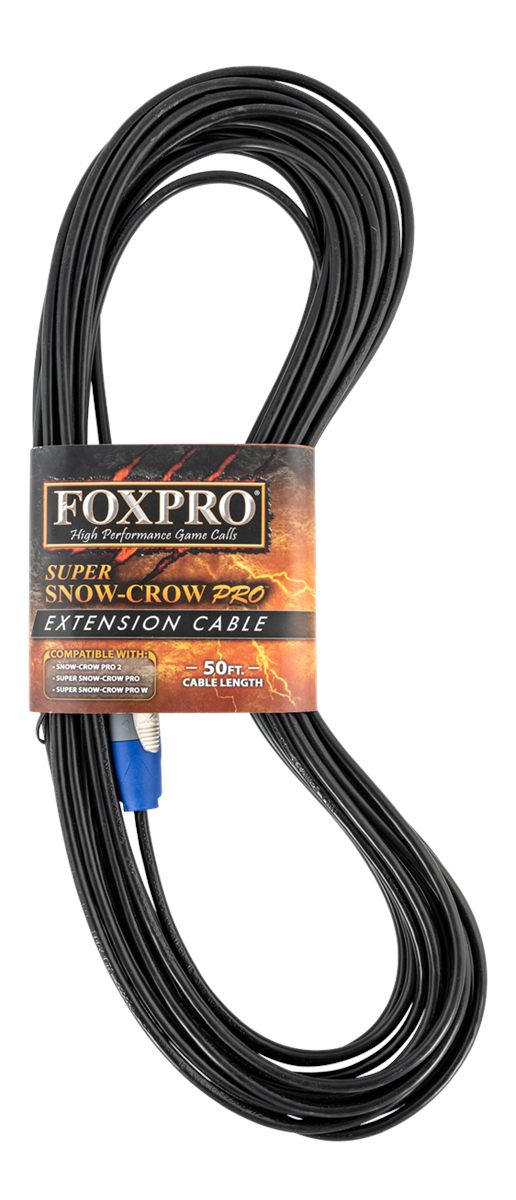 Foxpro CBL50FTSCP2SSCP Speaker Extension Cable 50' Black for Super Snow Cro