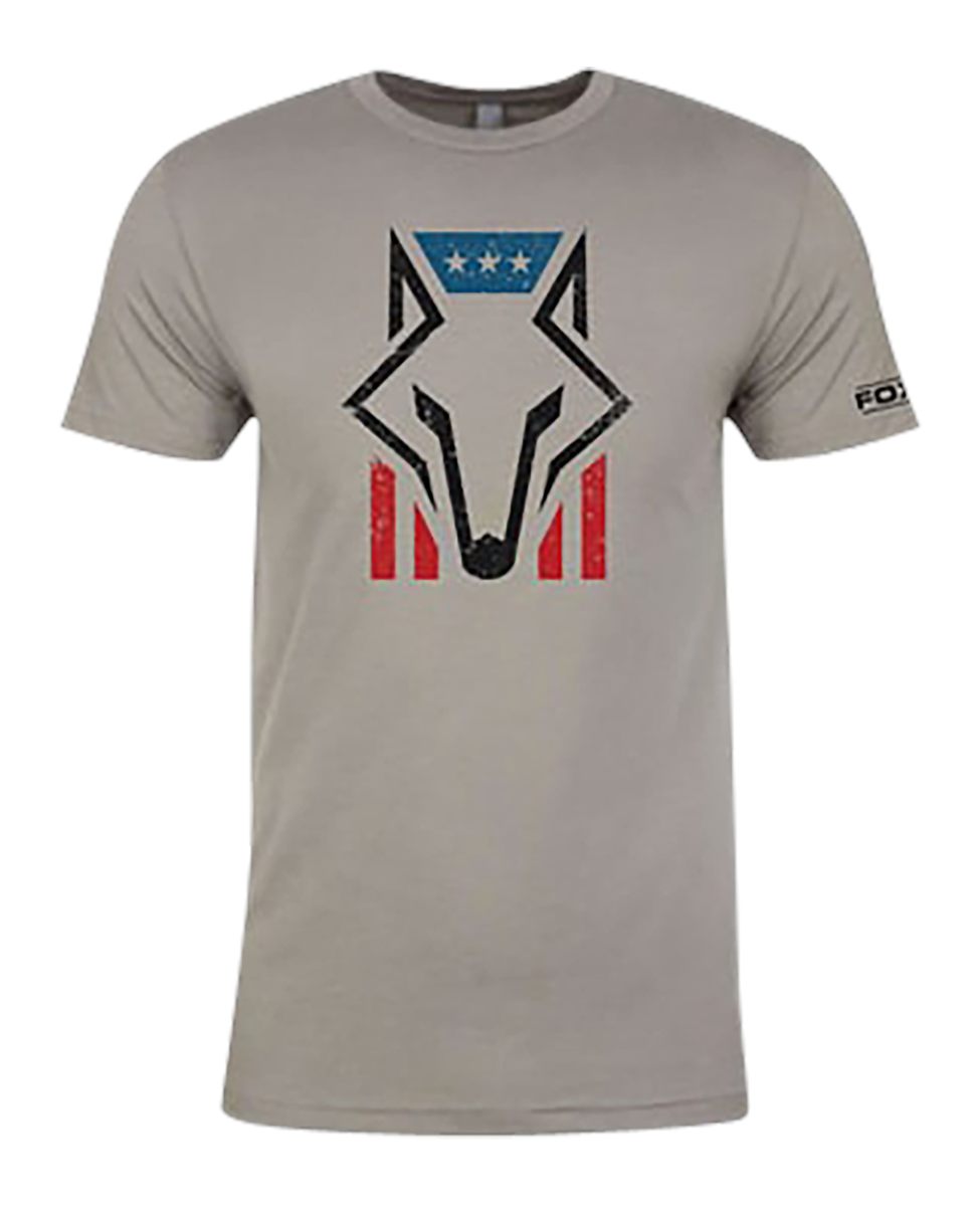 Foxpro FHFGS Foxhead Flag Gray Cotton/Polyester Short Sleeve Small