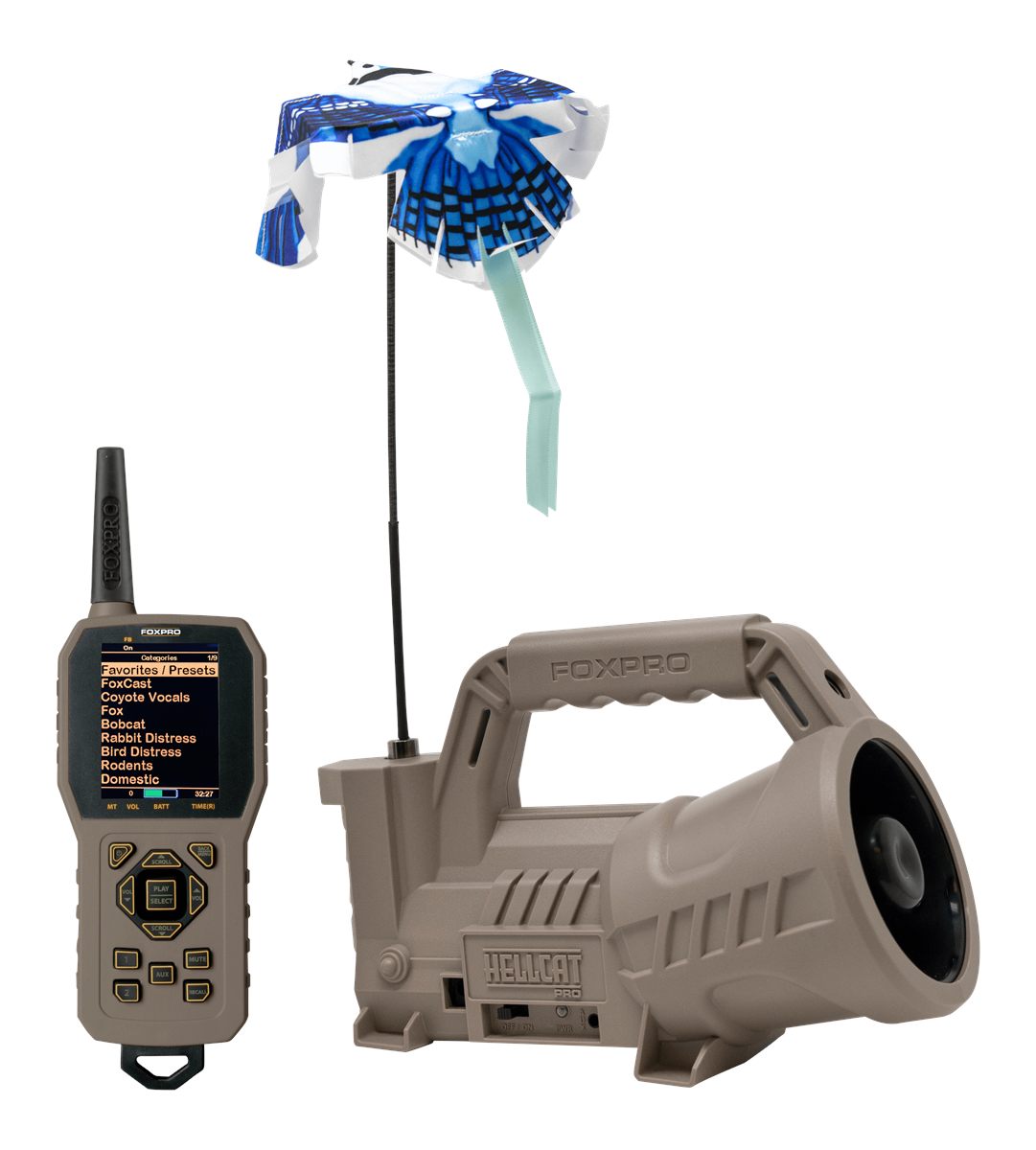 Foxpro HELLCATPRO Pro Digital Call Attracts Predators Features TX1000 Trans