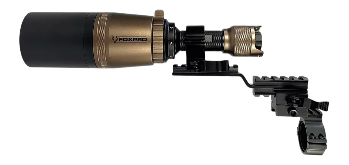 Foxpro QUADFIREGM Black/Gold Infrared/Green/Red/White, Quick Detach Mount