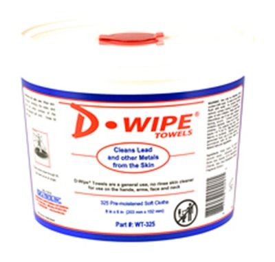 D Lead D-Wipe Towels 2-325 CT Tubs