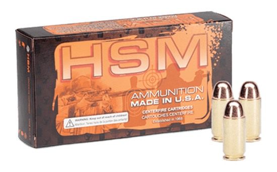 HSM Ammo Remanufactured 40 SW 180GR Pleated Lead-RN 50RD 20BX/CS view 2