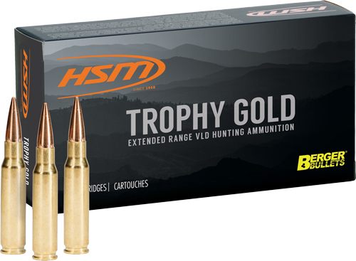 HSM 3006210VLD Trophy Gold Extended Range 30-06 Springfield 210 gr Berger H