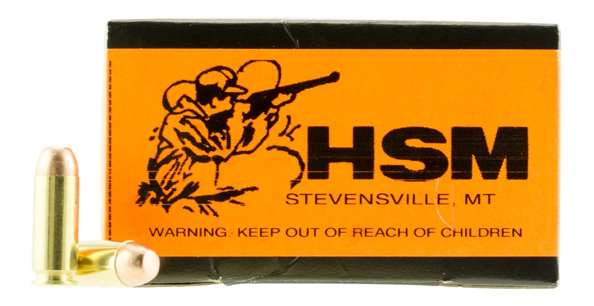 HSM 10MM2N Training Auto 180 gr Full Metal Jacket 50 Per Box/ 20 Case