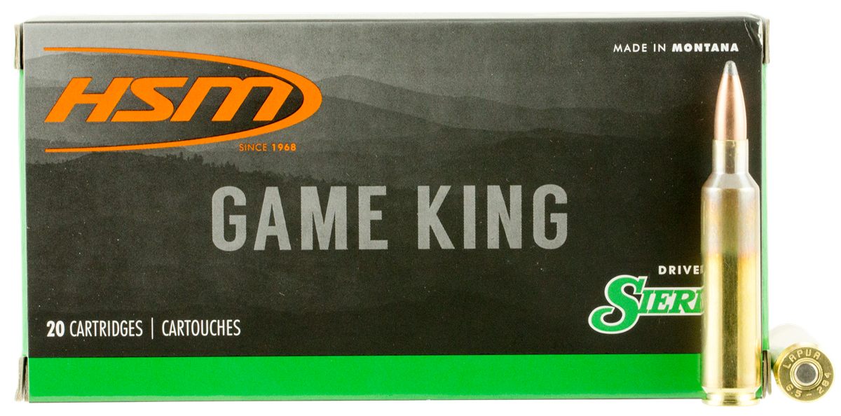 HSM 65X2843N Game King Norma 140 gr Sierra Spitzer Boat Tail 20 Per Box/ Ca
