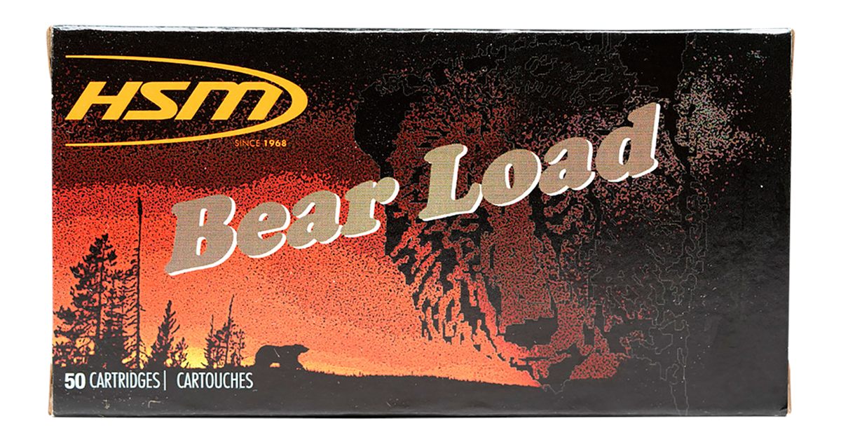 HSM Ammunition 45C7N Bear Load 45 Colt +P 325 gr Wide Flat Nose 50 Per Box/ view 2