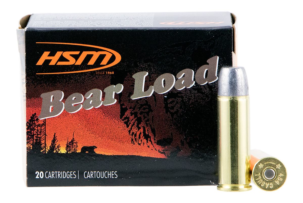 HSM 454C4N Bear Load 454 Casull 325 gr Wide Flat Nose 50 Per Box/ 10 Case