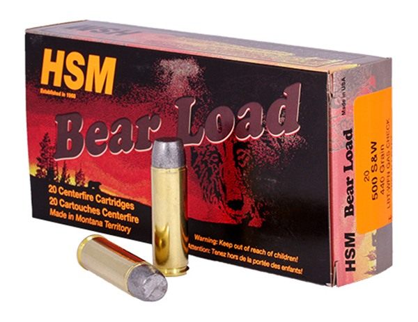 HSM 500SW6N Bear Load 500 S W Mag 440 gr Wide Flat Nose 20 Per Box/ 25 Case view 2