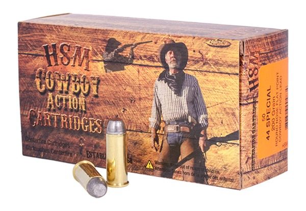 HSM 44S5N Cowboy Action 44 S W Spl 200 gr Round Nose Flat Point 50 Per Box/ view 2