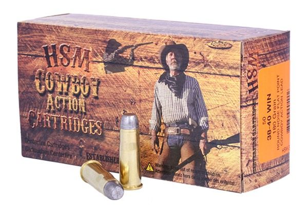 HSM 38401N Cowboy Action 38-40 Win 180 gr Round Nose Flat Point 50 Per Box/ view 2