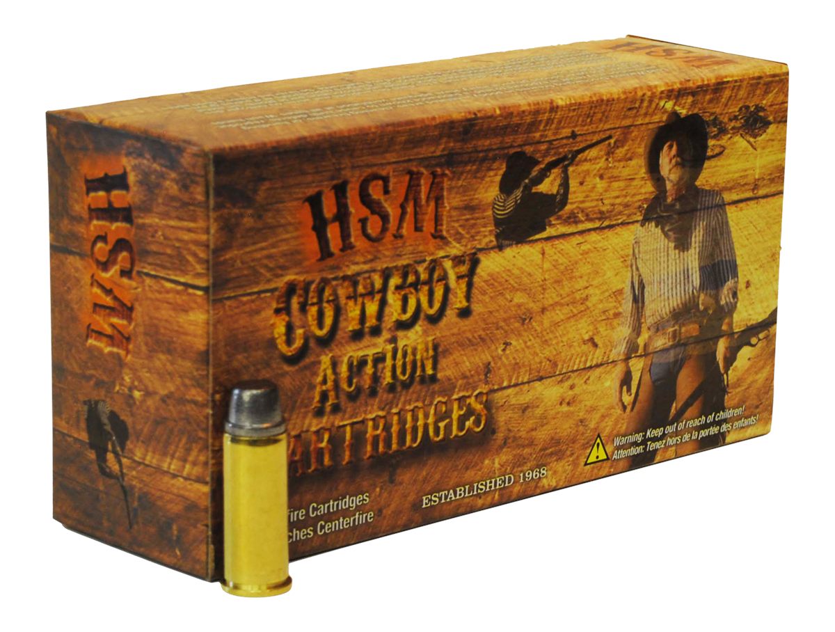 HSM 44401N Cowboy Action 44-40 Win 200 gr Round Nose Flat Point 50 Per Box/