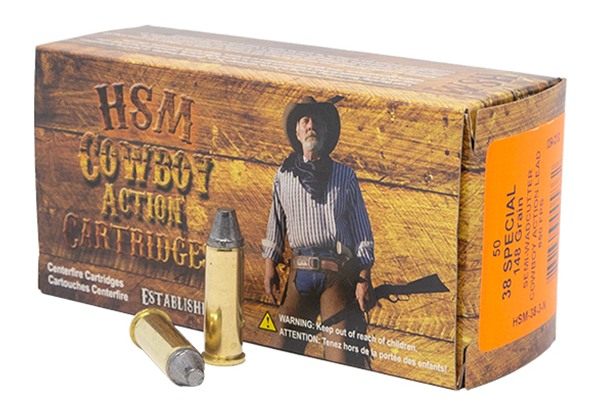 HSM 383N Cowboy Action 38 Special 148 gr Semi Wadcutter 50 Per Box/ 10 Case view 2
