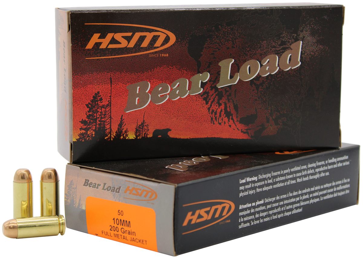 HSM 10MM8N Training Auto 200 gr Full Metal Jacket 50 Per Box/ 20 Case