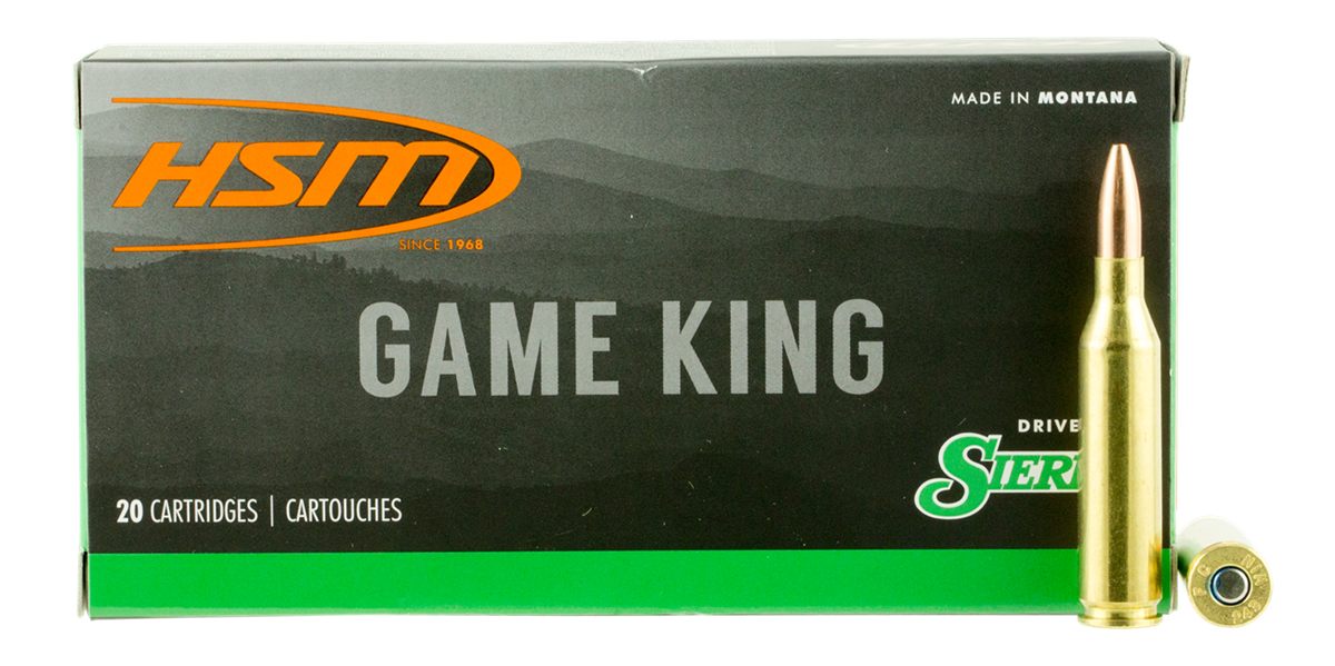 HSM 2439N Game King 243 Win 85 gr Sierra Spitzer Boat Tail 20 Per Box/ 25 C