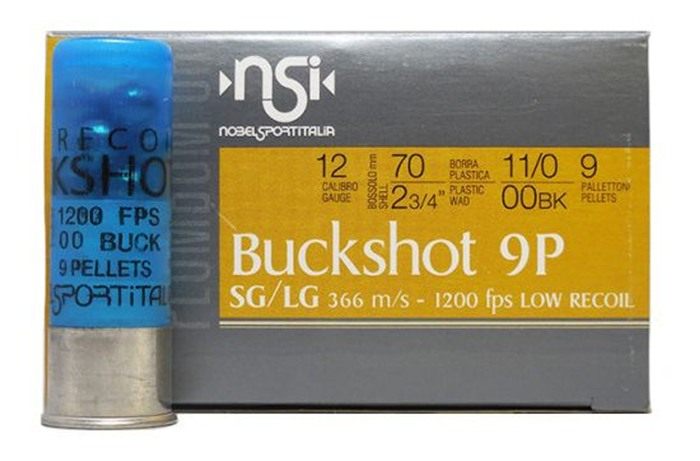 Eurosports Noble Sport Buckshot Law Enforcement Shotshells 12 ga 2-3/4in 9
