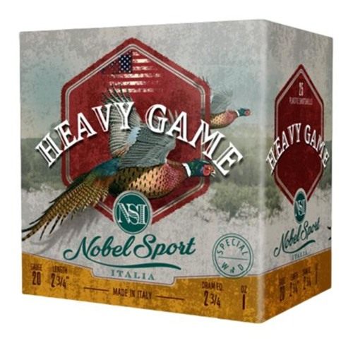 Eurosports Nobel Sport Heavy Game Shotshells 20 2-3/4in 1 oz 1250 fps 8 25/
