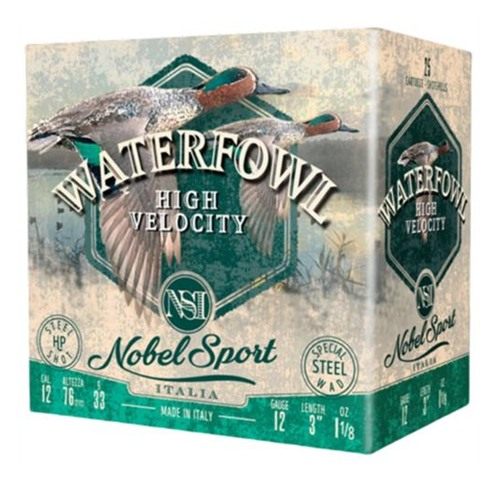 Eurosports Nobel Sport Steel Waterfowl High Velocity Shotshells 12ga 3in 1/