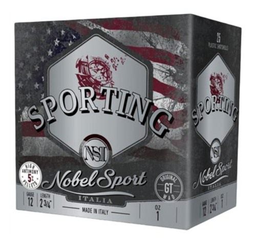 Eurosports Nobel Sport Due Shotshells 12 ga 2-3/4 1 oz 1315 fps 7.5 25/ct