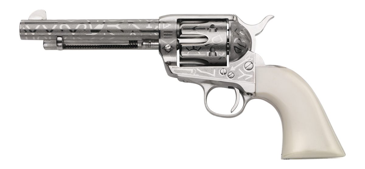 Taylors Company 200060 1873 Cattle Brand Pietta 38 Special/357 Mag 6 Shot 5