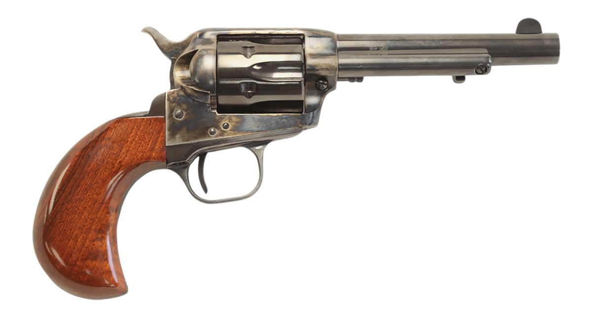 Taylors AND Company Uberti Stallion 38 Special 6 Shot 4.75in Blued Round Ba