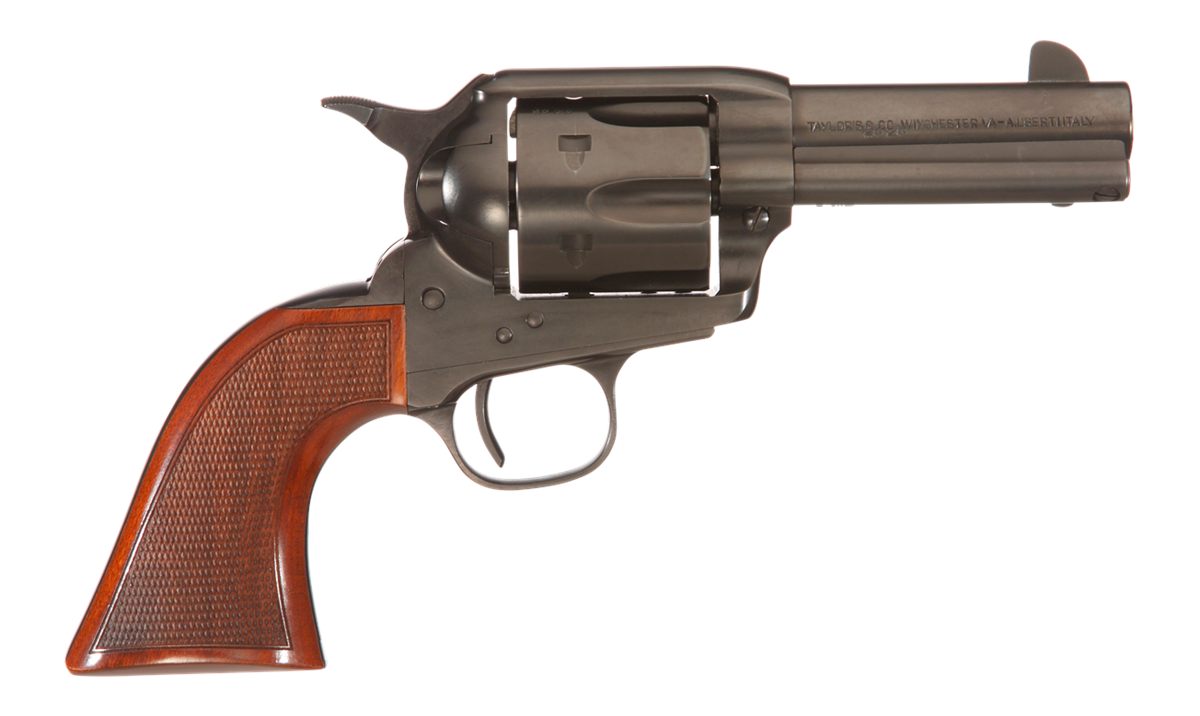 Taylor's Firearms Company 550884DE Runnin Iron Black Rock 45 Colt (LC) Cali