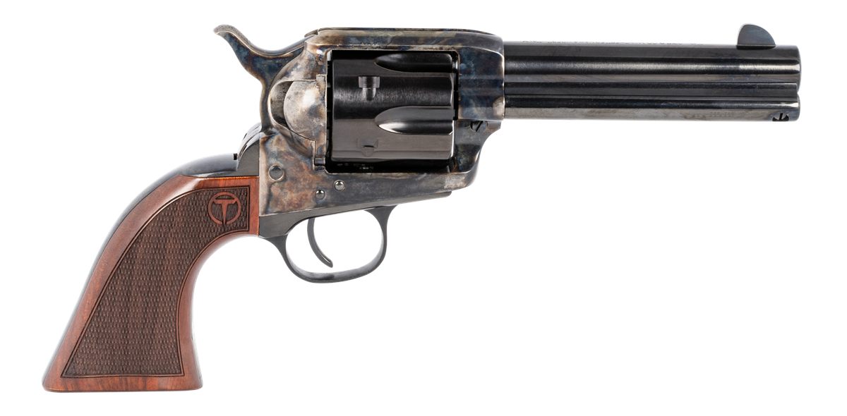 Taylor's Company 550180 Smoke Wagon 357 Mag Caliber with 4.75in Blued Finis