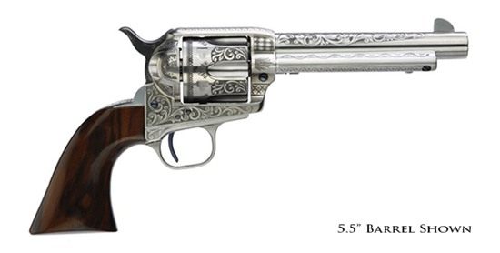 Taylors TF Uberti 1873 45lc 7.5 White Photo Engrv