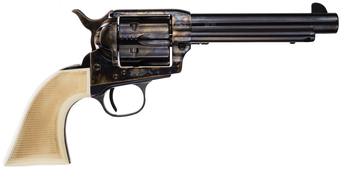 Taylors AND Company 555127 Marshal 45 Colt (LC) Caliber with 5.50in Blued F