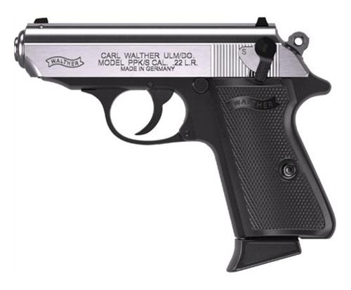 Walther Arms PPK/s Handgun .22 LR 10rd Magazine 3.3in Threaded Barrel Two-T