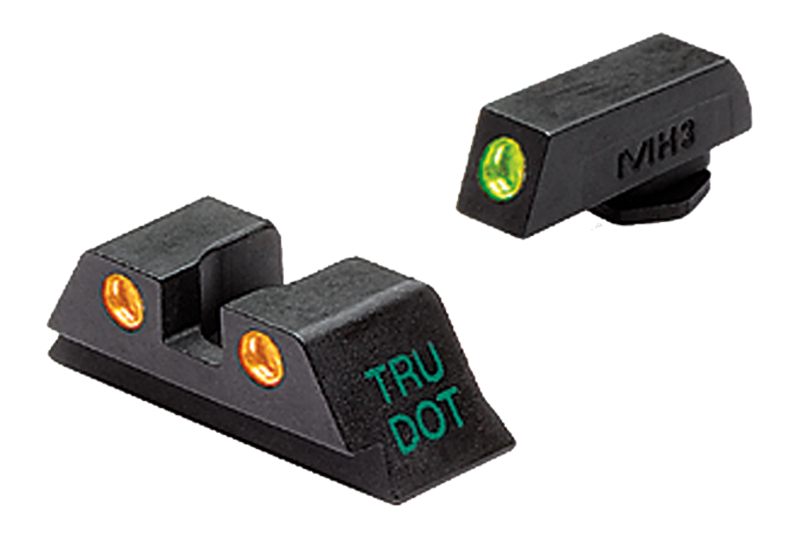 Meprolight USA 102243301 Tru-Dot Sight Set Green Tritium Front/Orange Rear