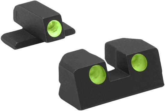 MEPROLIGHT FIXED NIGHT SIGHTS (SET) SPRINGFIELD XD 9/40 (GREEN-F/GREEN-R)