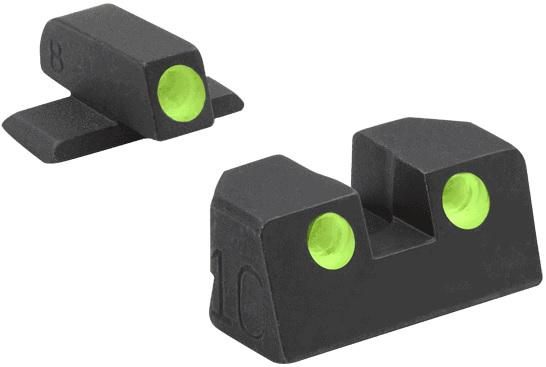 Meprolight Usa Fixed Night Sights (set) Springfield XD 45 Acp (green-f/gree