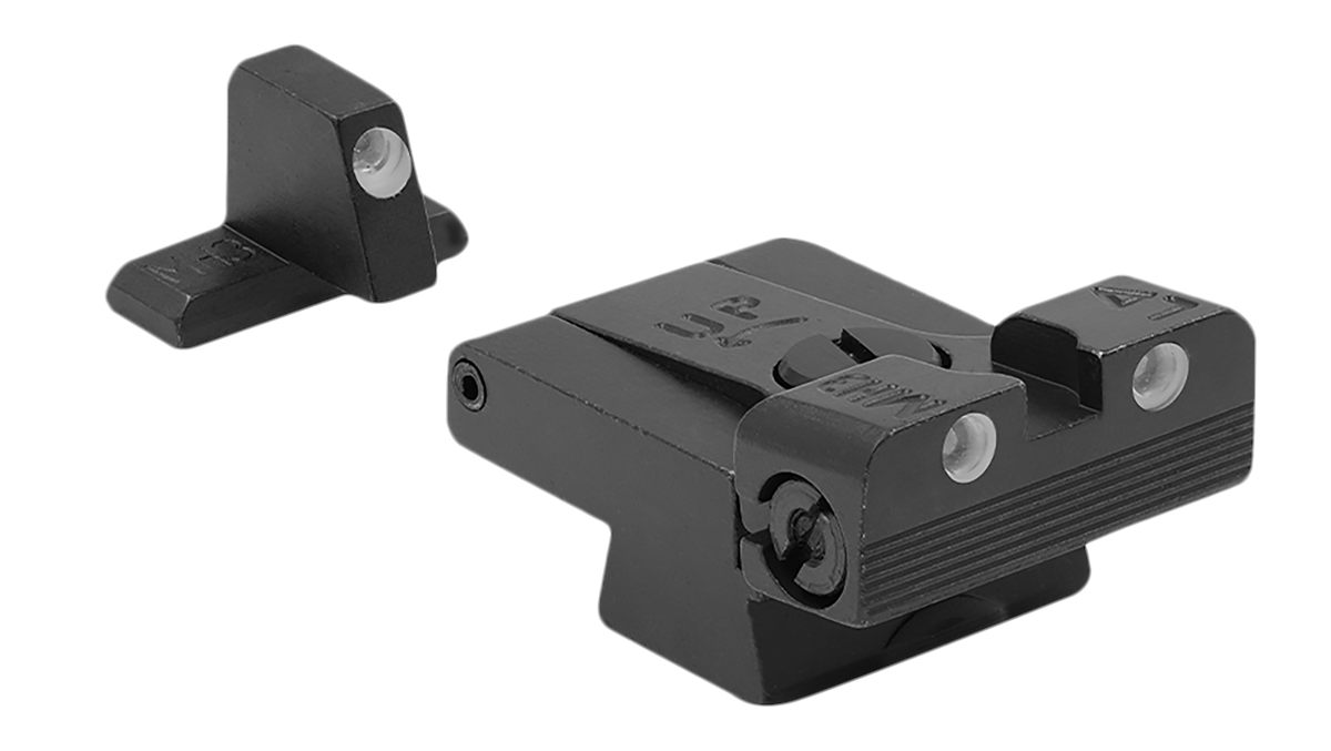 Meprolight USA 215163101 Tru-Dot Sight Set Green Tritium/Black Fits HK USP