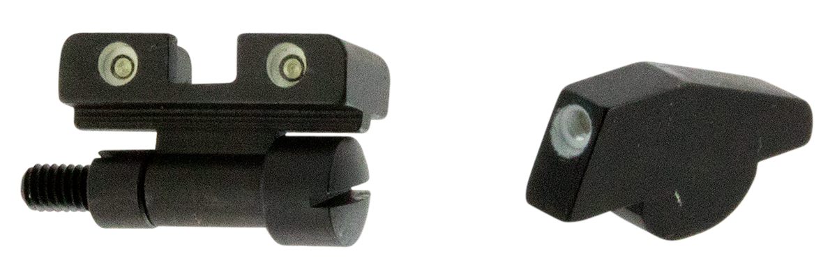 Meprolight USA 227713101 Tru-Dot Sight Set Adjustable Green Tritium/Black S