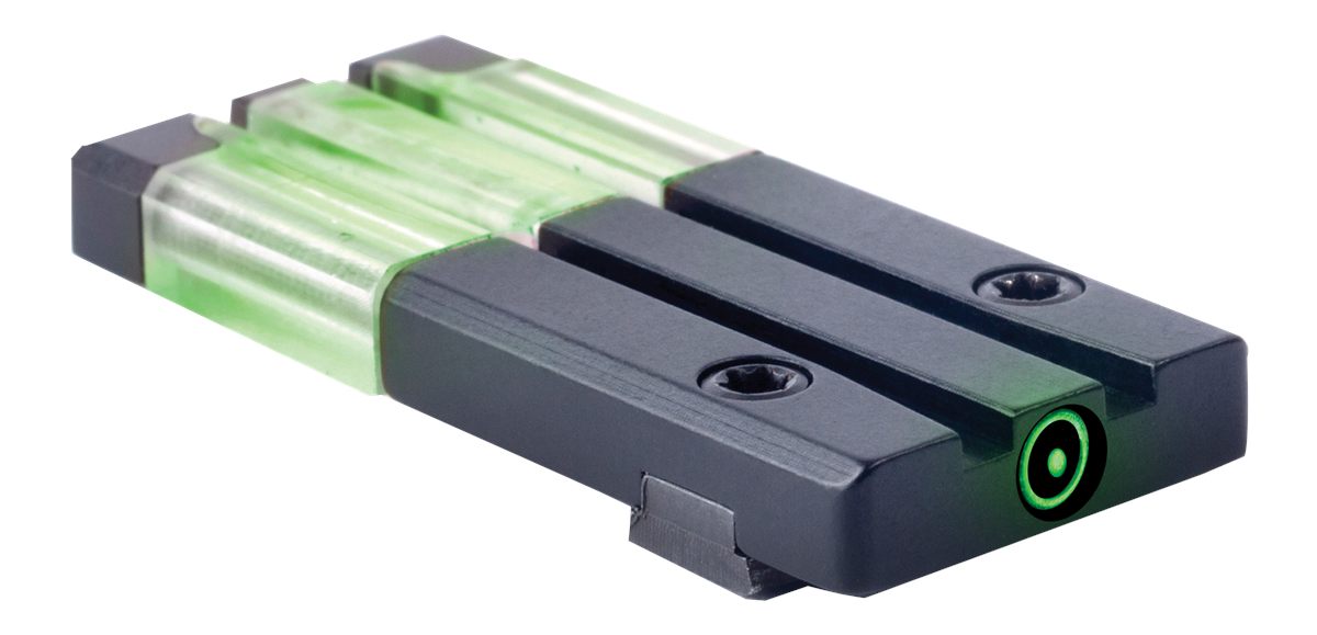 Meprolight USA 631013108 FT Bullseye Rear Sight Green Tritium FO/Black Comp