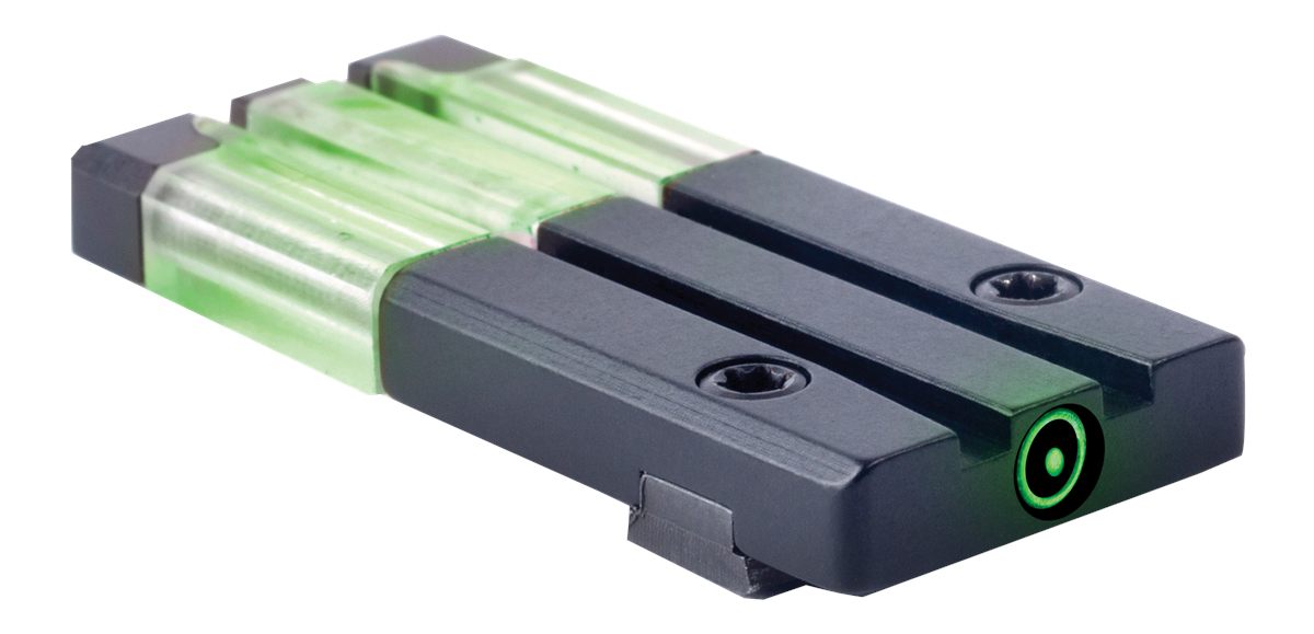 Meprolight USA 631103108 FT Bullseye Rear Sight Green Tritium FO/Black Fits