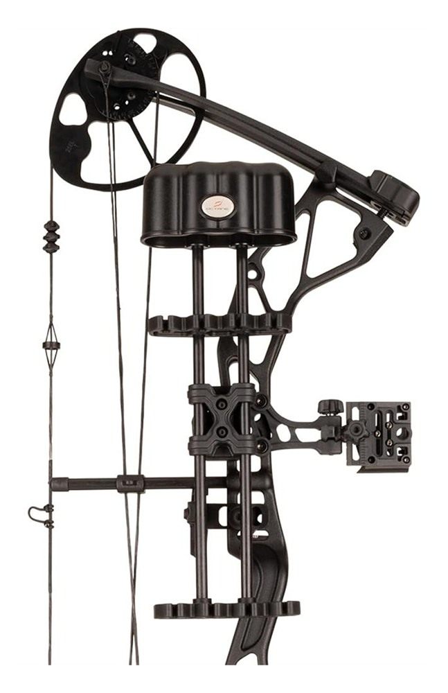 Pure Archery Group Diamond Radian Compound Bow 305 fps 10-55 lbs RH Black w view 2