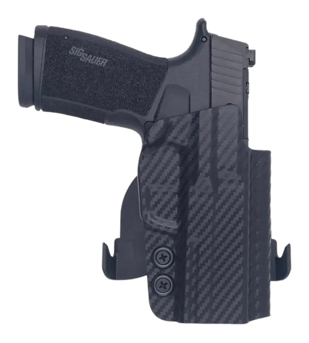 Rounded Gear SSRP365XMACROCFRHOW Paddle Holster OWB Black Carbon Fiber Kyde