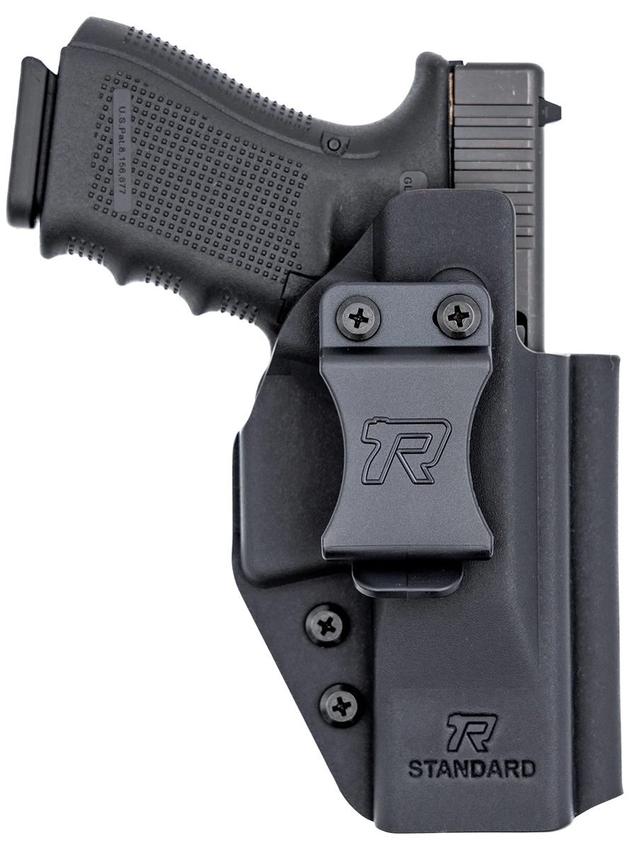 Rounded Gear RGUNVRSLSTNDRDBLK Universal Kydex IWB Black Belt Clip Fits Sta