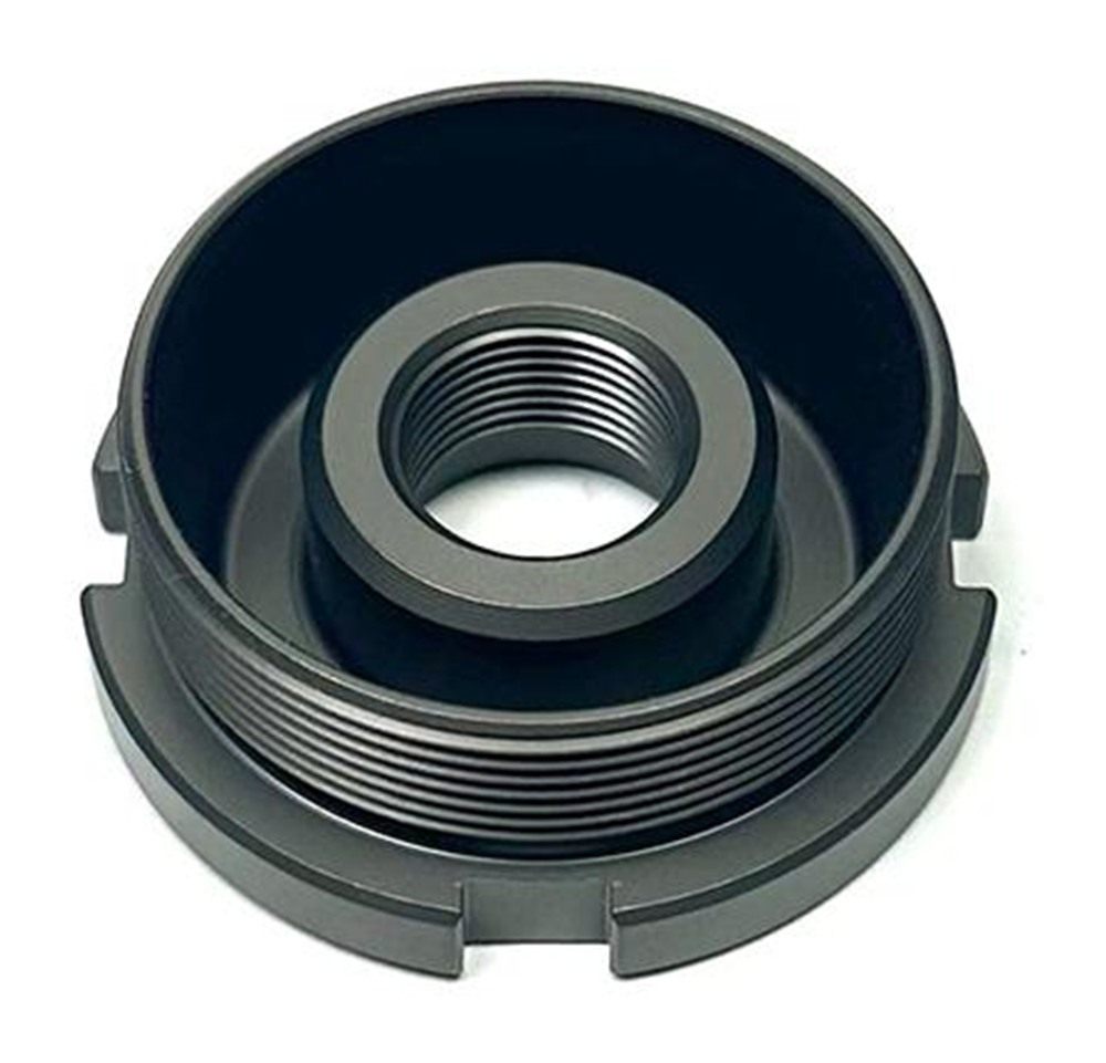 B T Firearms SD-145582 Adapter Direct Thread HUB Fits 1/2inx28 Black view 3
