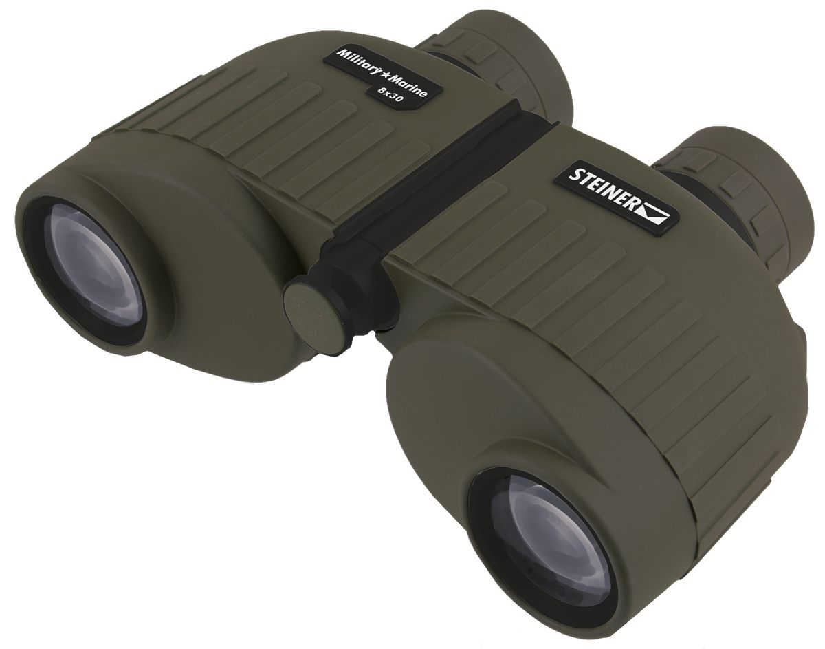Steiner 2033 Military-Marine 8x30mm Porro Prism, Sports-Auto Focus, OD Gree
