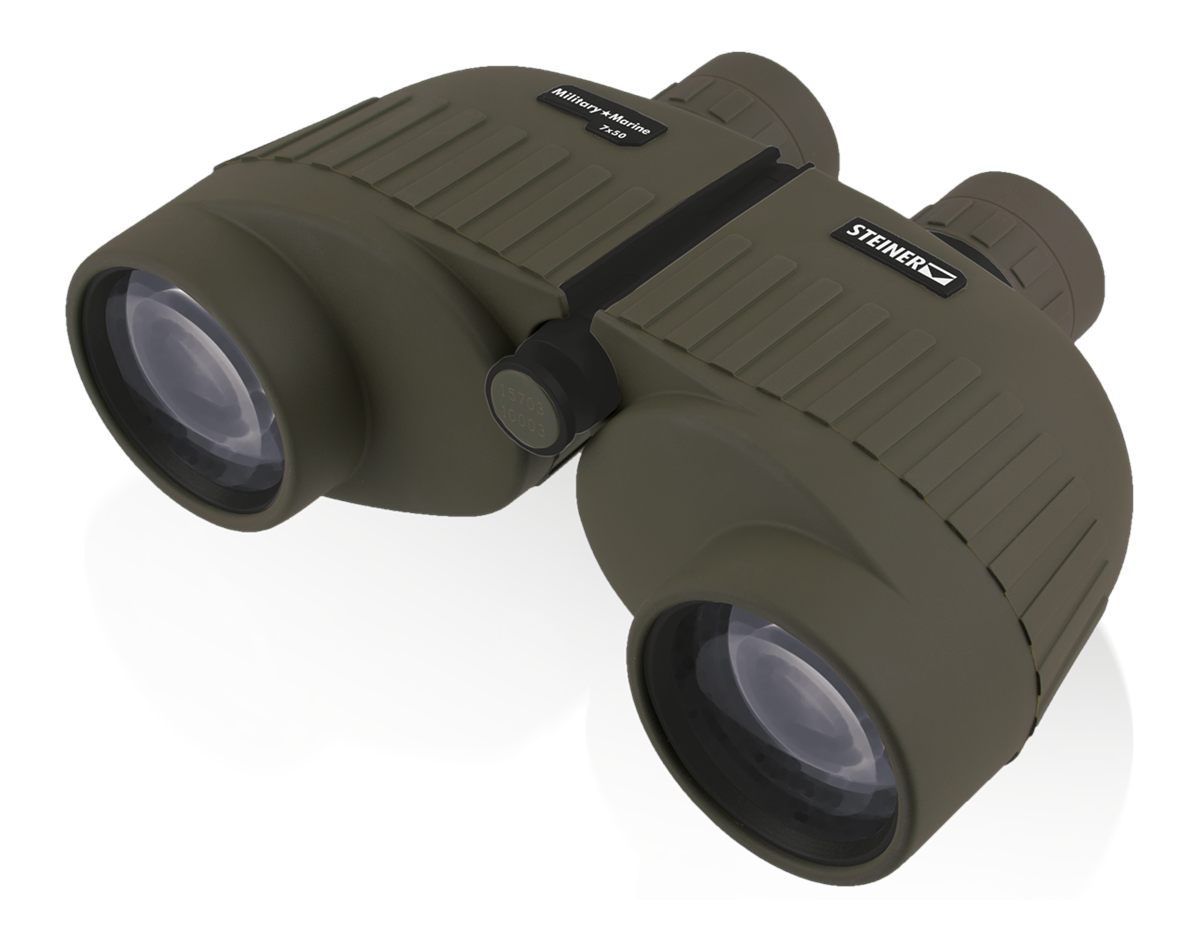 Steiner 2038 Military-Marine 7x50mm Porro Prism, Sports-Auto Focus, OD Gree
