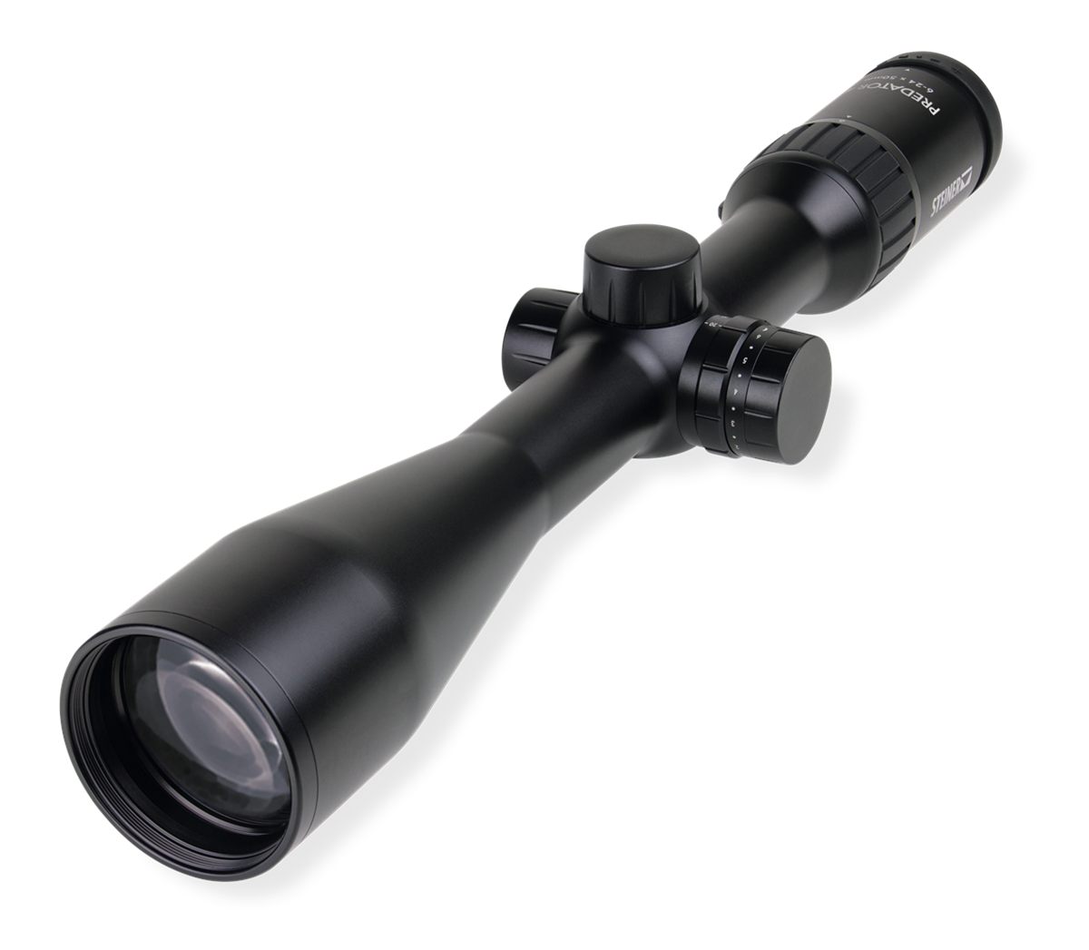 Steiner 8773 Predator 4 Black, 6-24x50mm, 30mm Tube, Second Focal Plane, Il