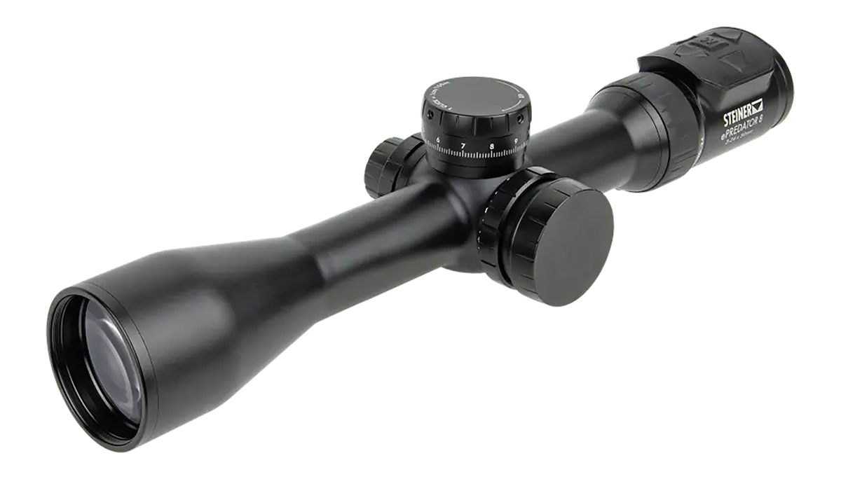 Steiner 3103 ePredator 8 Black 3-24x50mm, 34mm Tube Illuminated 4A-I Reticl