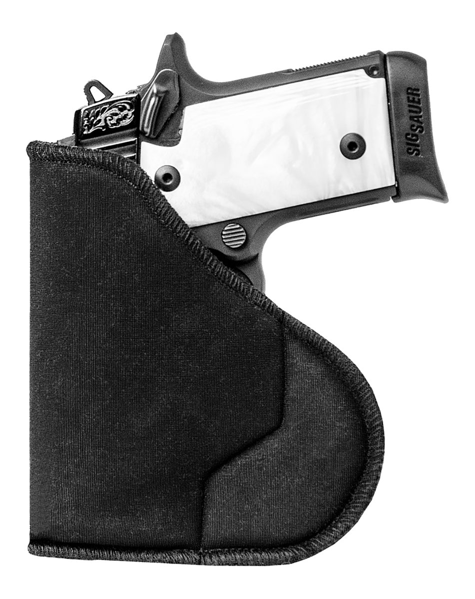 Hexmag USA Sentry 35WB02BK HexGrip IWB Black Nylon Pocket Fits Sm Revolver