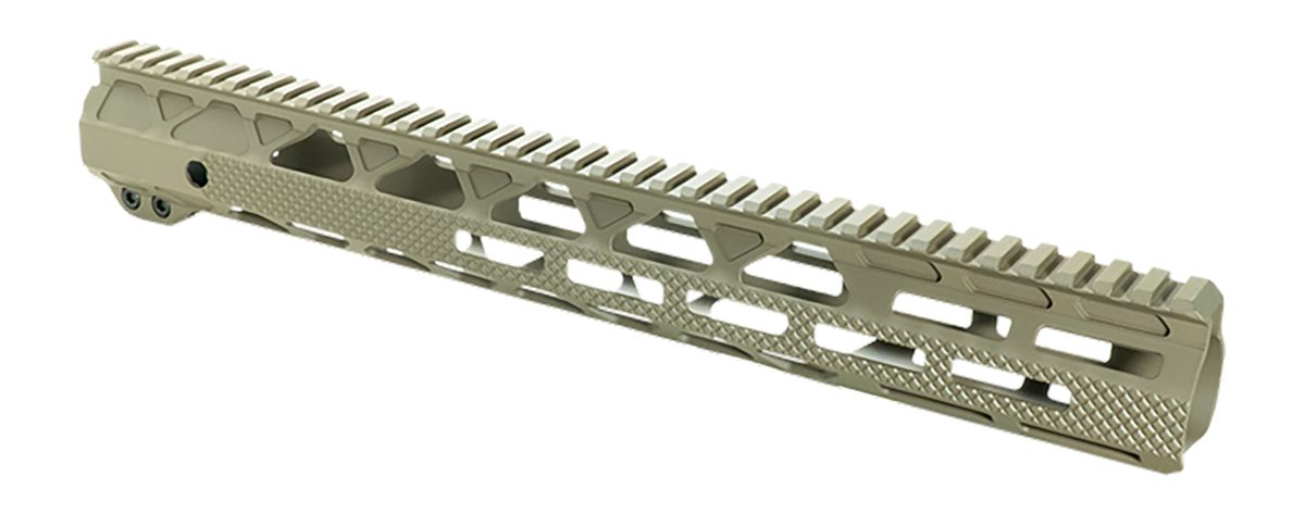 Timber Creek Outdoors G10HGF Greyman Aluminum 10in M-LOK Handguard for AR-1