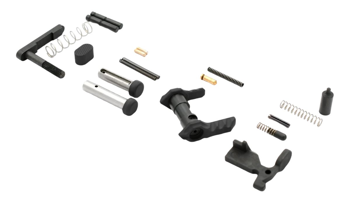Timber Creek Outdoors GLPKBL Greyman Lower Parts Kit AR-Platform Black