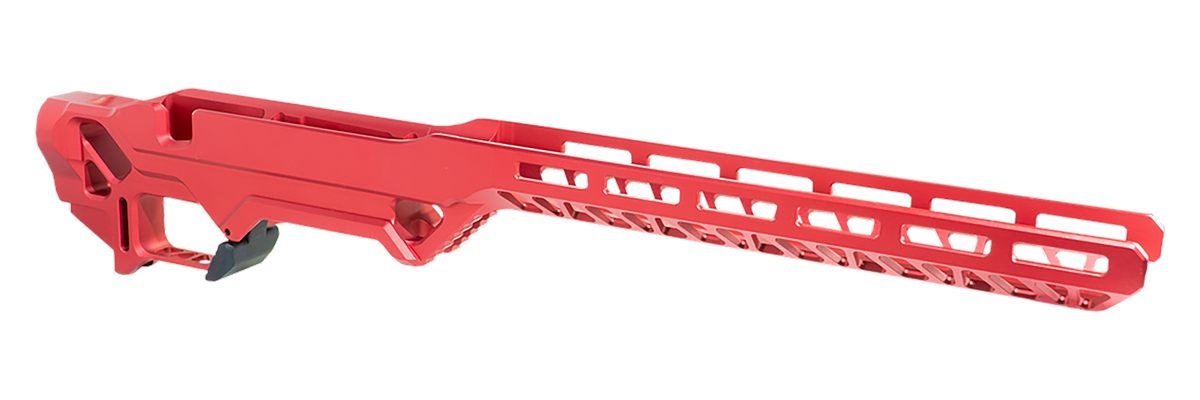Timber Creek Outdoors ERCR7SAR Enforcer Rifle Chassis Red Aluminum SA Rem70